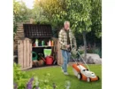 Keter Store It Out Midi Beige & brown Wood effect Plastic Garden storage box 880L